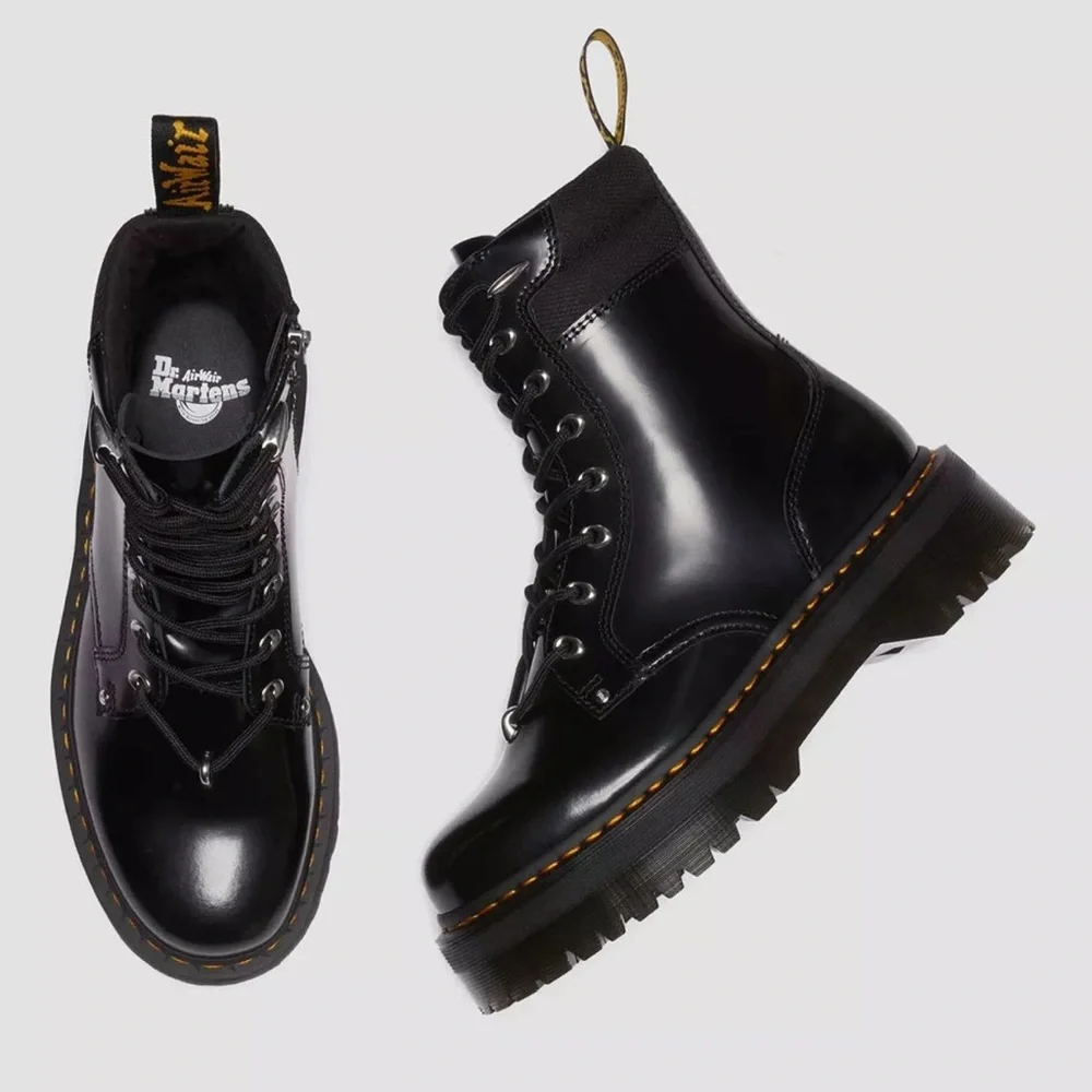 Dr Martens Jadon II Hardware Leather Platform Boots
